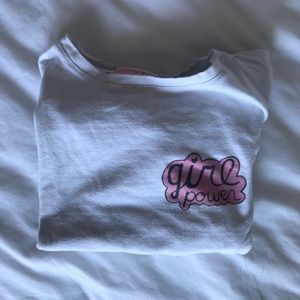 girl power crop top